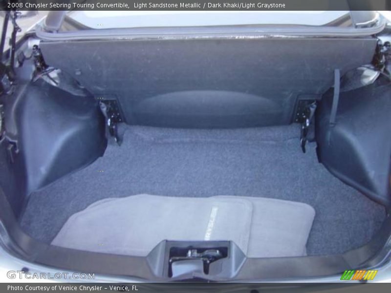 Light Sandstone Metallic / Dark Khaki/Light Graystone 2008 Chrysler Sebring Touring Convertible