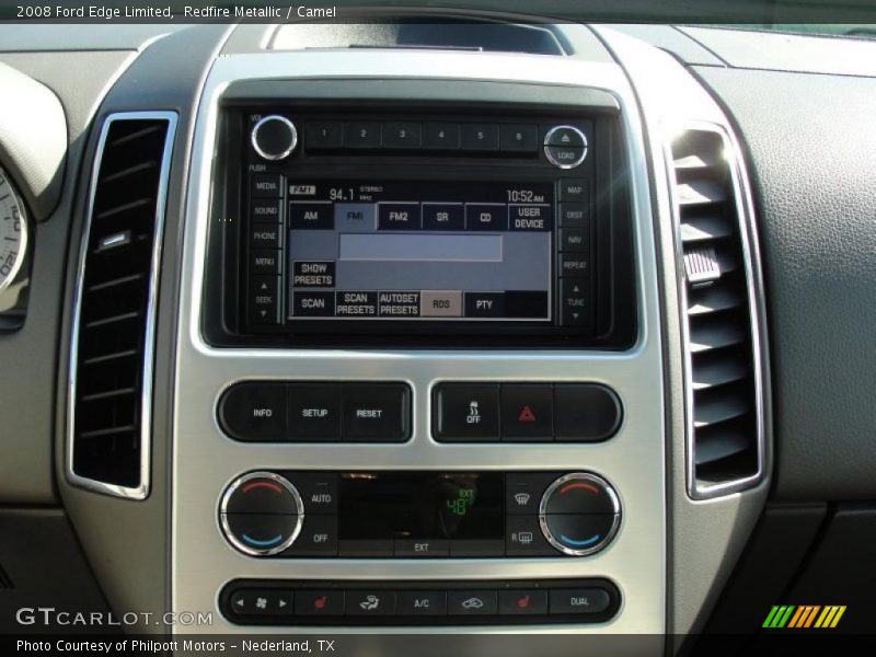 Redfire Metallic / Camel 2008 Ford Edge Limited