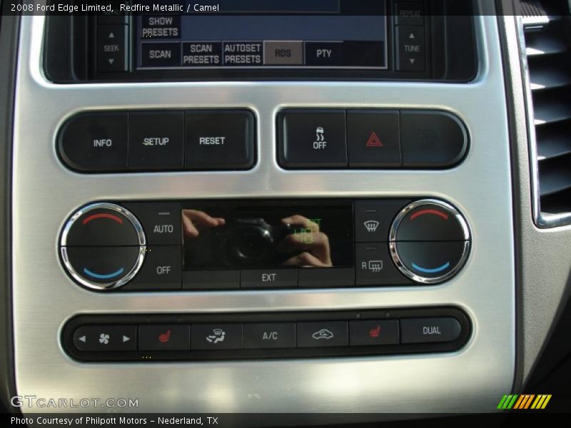 Redfire Metallic / Camel 2008 Ford Edge Limited