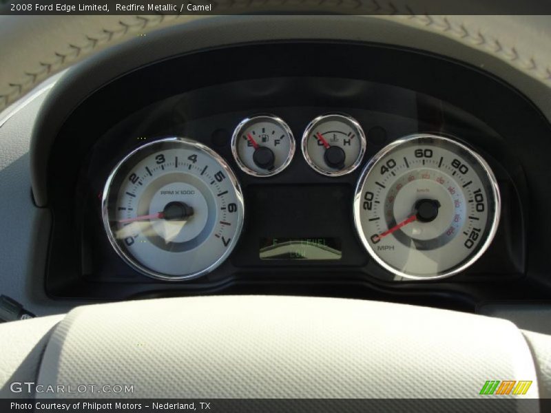 Redfire Metallic / Camel 2008 Ford Edge Limited
