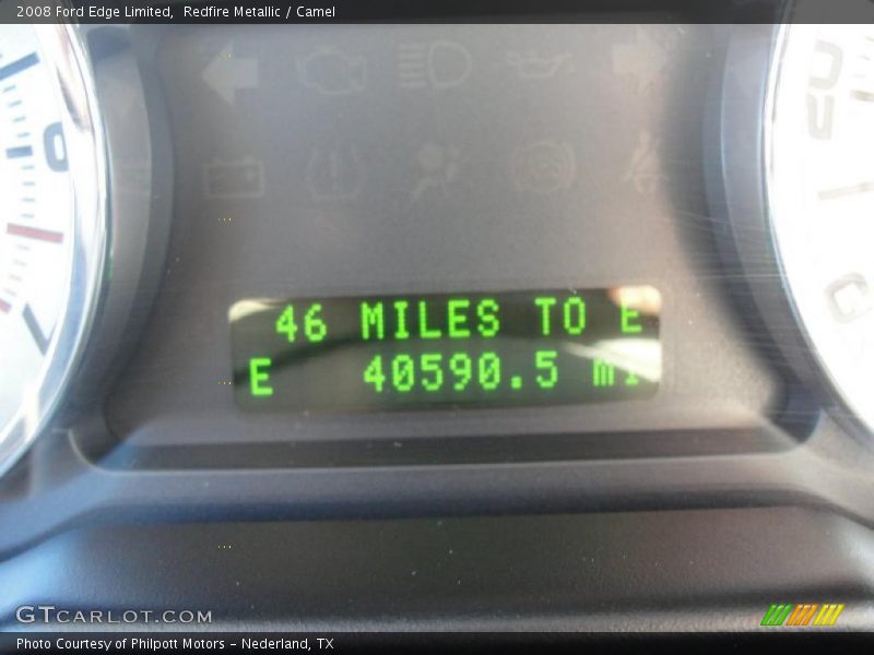 Redfire Metallic / Camel 2008 Ford Edge Limited