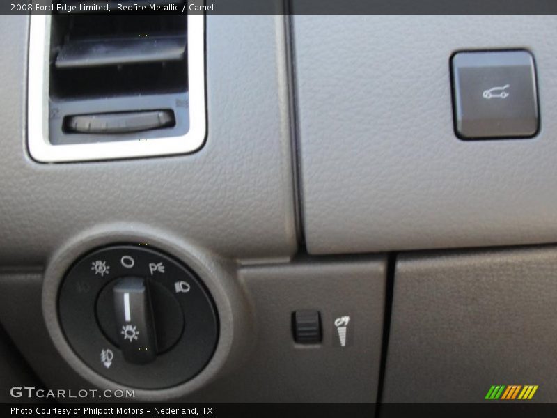 Redfire Metallic / Camel 2008 Ford Edge Limited