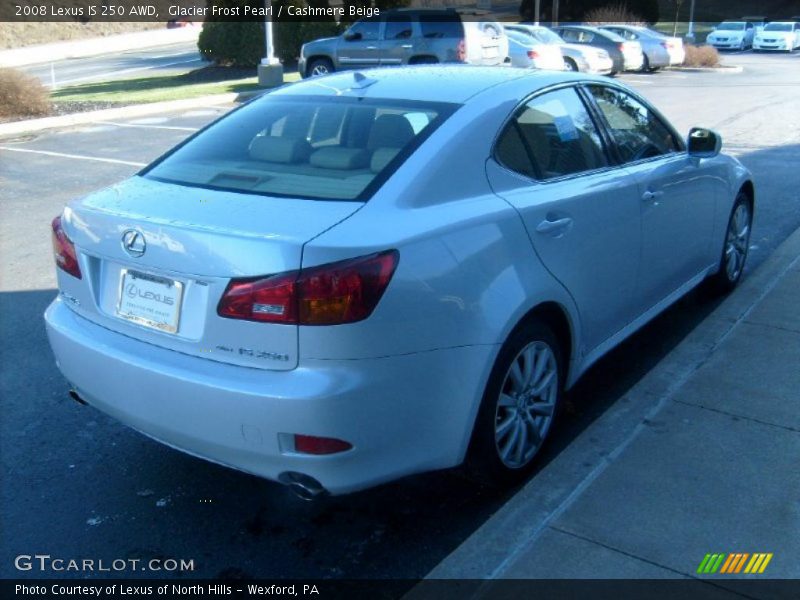 Glacier Frost Pearl / Cashmere Beige 2008 Lexus IS 250 AWD