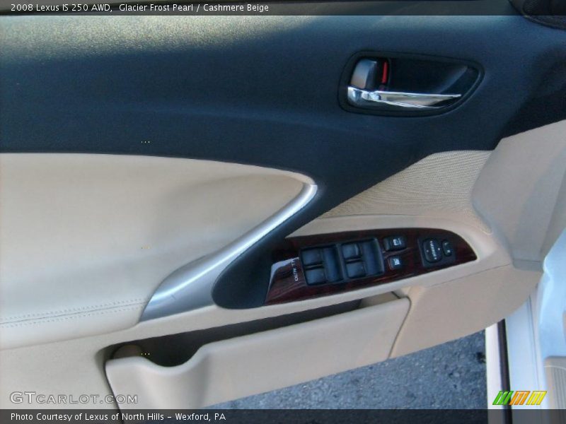 Glacier Frost Pearl / Cashmere Beige 2008 Lexus IS 250 AWD