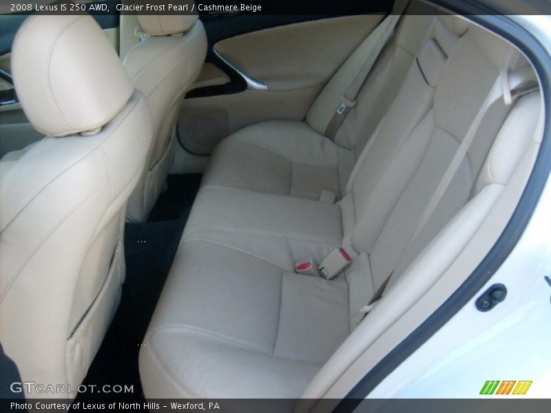 Glacier Frost Pearl / Cashmere Beige 2008 Lexus IS 250 AWD