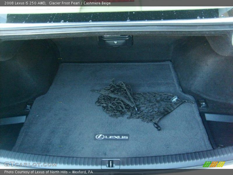 Glacier Frost Pearl / Cashmere Beige 2008 Lexus IS 250 AWD