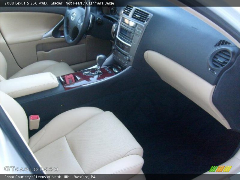 Glacier Frost Pearl / Cashmere Beige 2008 Lexus IS 250 AWD