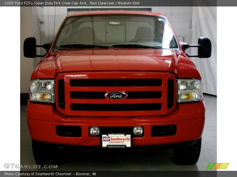 Red Clearcoat / Medium Flint 2005 Ford F250 Super Duty FX4 Crew Cab 4x4