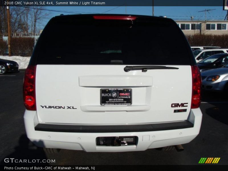 Summit White / Light Titanium 2008 GMC Yukon XL SLE 4x4
