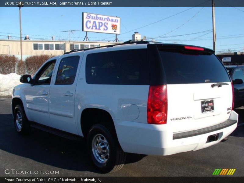 Summit White / Light Titanium 2008 GMC Yukon XL SLE 4x4