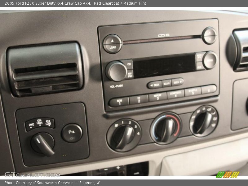 Red Clearcoat / Medium Flint 2005 Ford F250 Super Duty FX4 Crew Cab 4x4