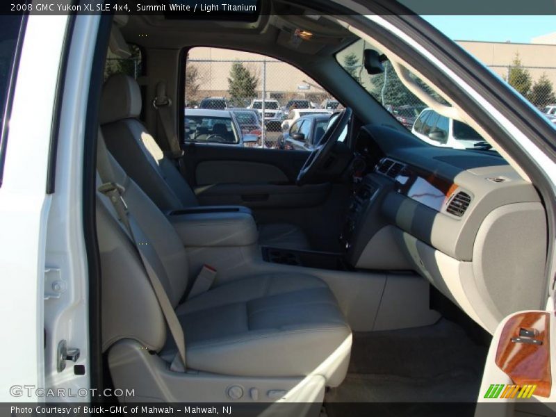 Summit White / Light Titanium 2008 GMC Yukon XL SLE 4x4