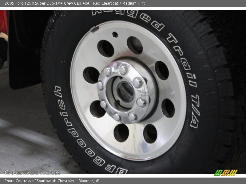 Red Clearcoat / Medium Flint 2005 Ford F250 Super Duty FX4 Crew Cab 4x4