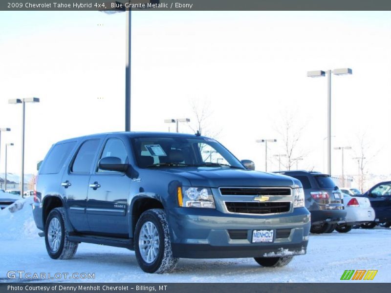 Blue Granite Metallic / Ebony 2009 Chevrolet Tahoe Hybrid 4x4