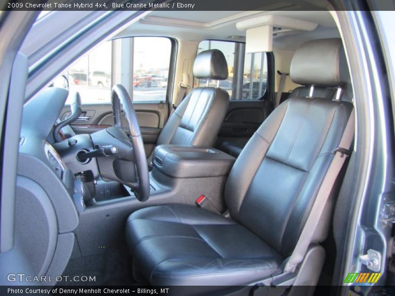  2009 Tahoe Hybrid 4x4 Ebony Interior