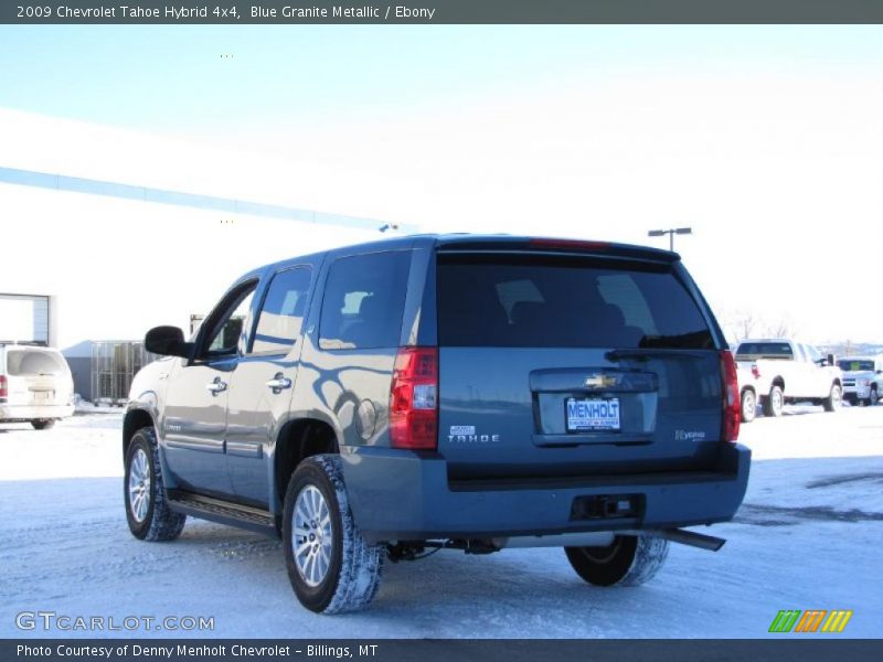 Blue Granite Metallic / Ebony 2009 Chevrolet Tahoe Hybrid 4x4