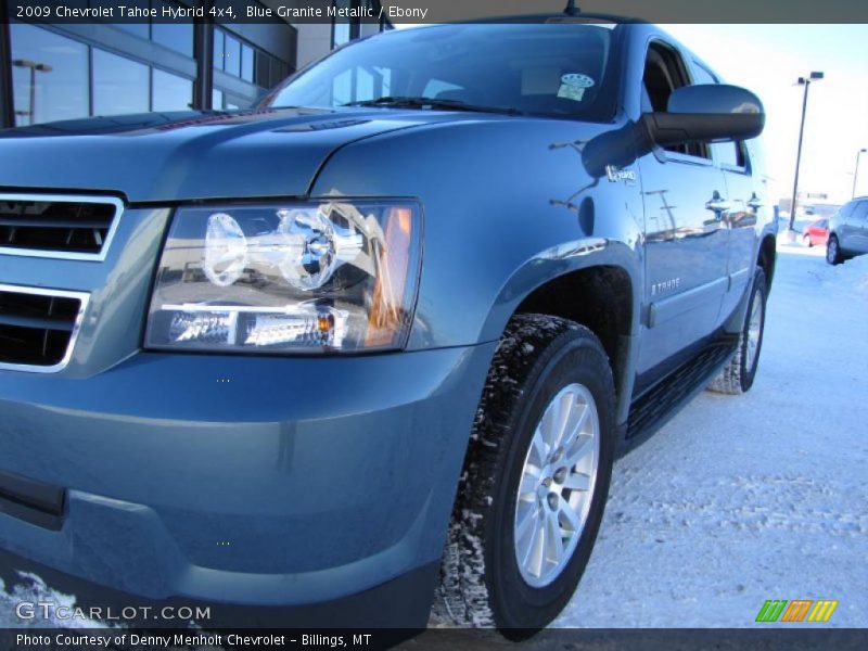 Blue Granite Metallic / Ebony 2009 Chevrolet Tahoe Hybrid 4x4