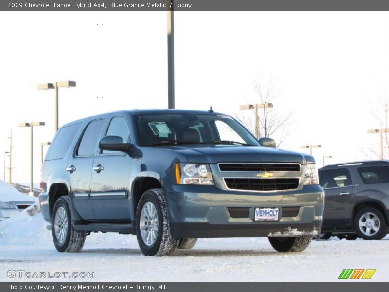 Blue Granite Metallic / Ebony 2009 Chevrolet Tahoe Hybrid 4x4