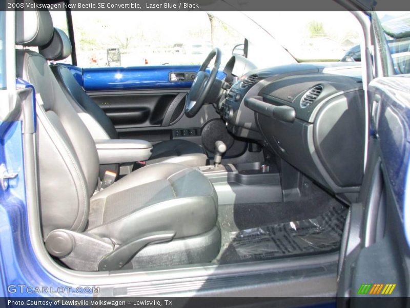 Laser Blue / Black 2008 Volkswagen New Beetle SE Convertible