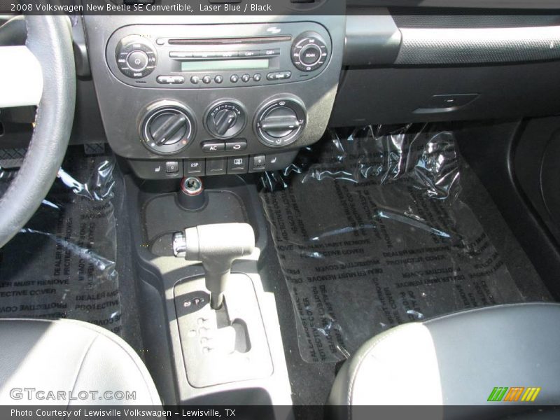 Laser Blue / Black 2008 Volkswagen New Beetle SE Convertible