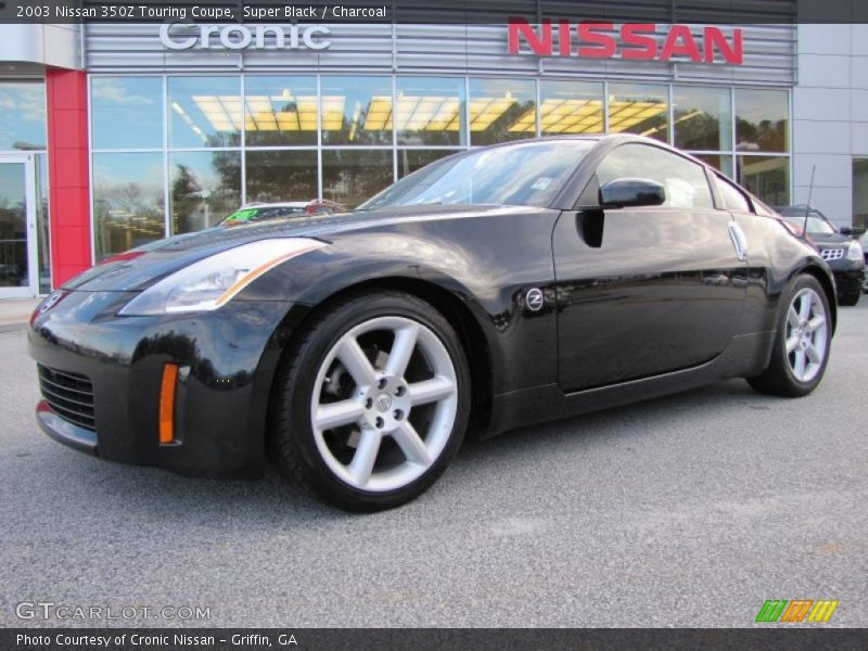Super Black / Charcoal 2003 Nissan 350Z Touring Coupe