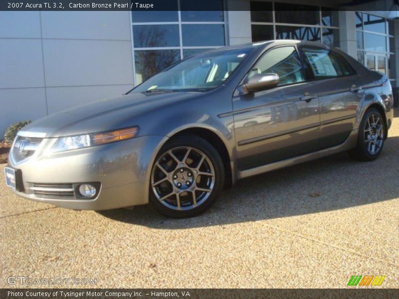 Carbon Bronze Pearl / Taupe 2007 Acura TL 3.2