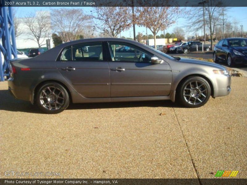 Carbon Bronze Pearl / Taupe 2007 Acura TL 3.2