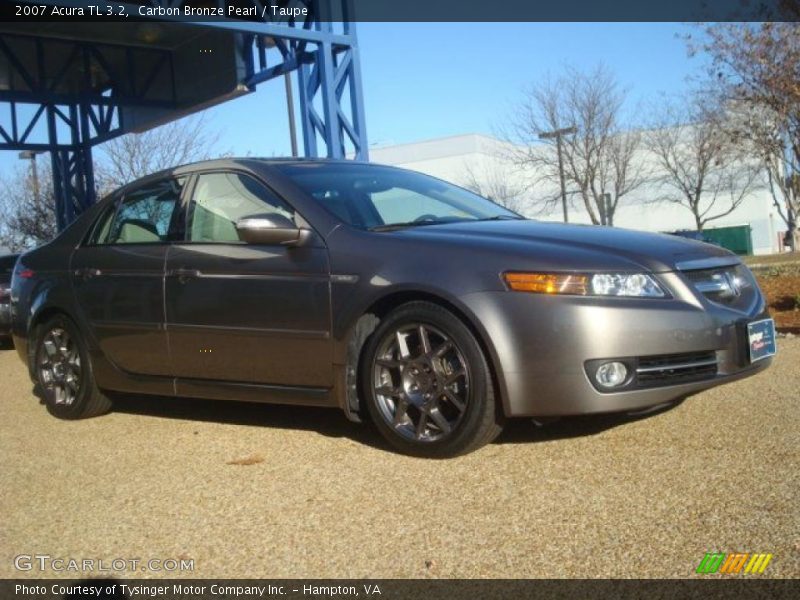 Carbon Bronze Pearl / Taupe 2007 Acura TL 3.2