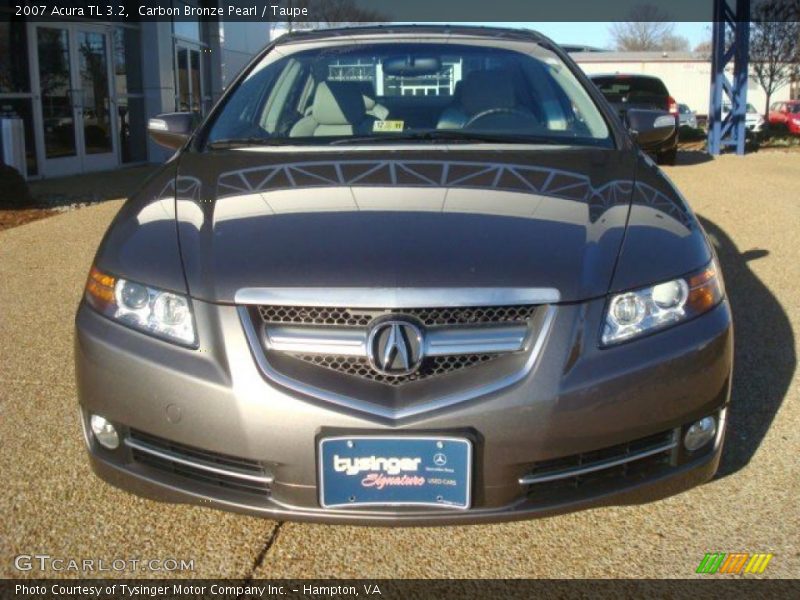 Carbon Bronze Pearl / Taupe 2007 Acura TL 3.2