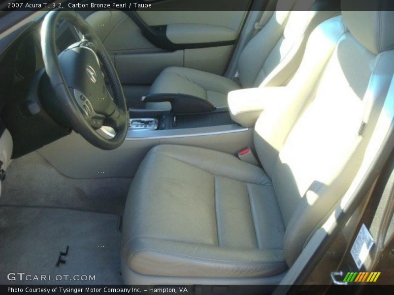 Carbon Bronze Pearl / Taupe 2007 Acura TL 3.2