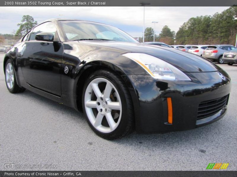 Super Black / Charcoal 2003 Nissan 350Z Touring Coupe