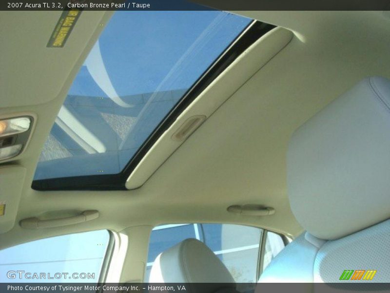 Carbon Bronze Pearl / Taupe 2007 Acura TL 3.2