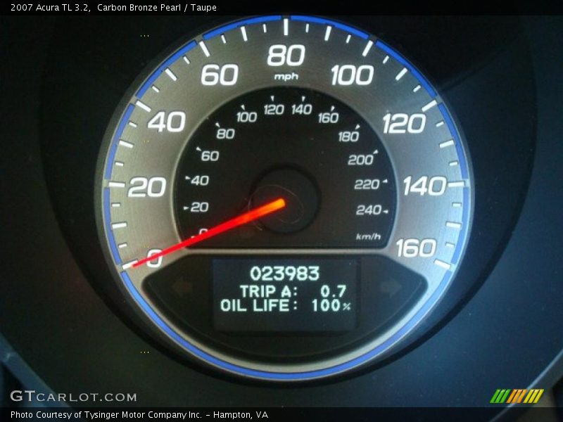 Carbon Bronze Pearl / Taupe 2007 Acura TL 3.2