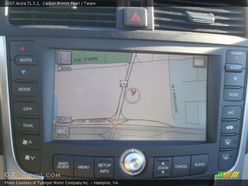 Carbon Bronze Pearl / Taupe 2007 Acura TL 3.2