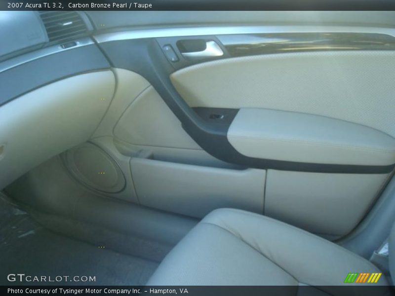 Carbon Bronze Pearl / Taupe 2007 Acura TL 3.2