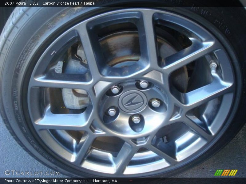 Carbon Bronze Pearl / Taupe 2007 Acura TL 3.2