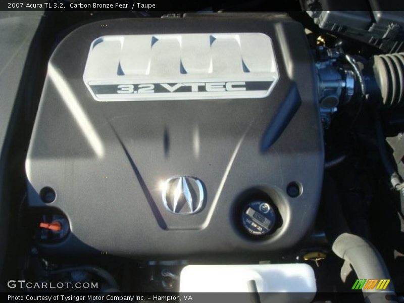Carbon Bronze Pearl / Taupe 2007 Acura TL 3.2