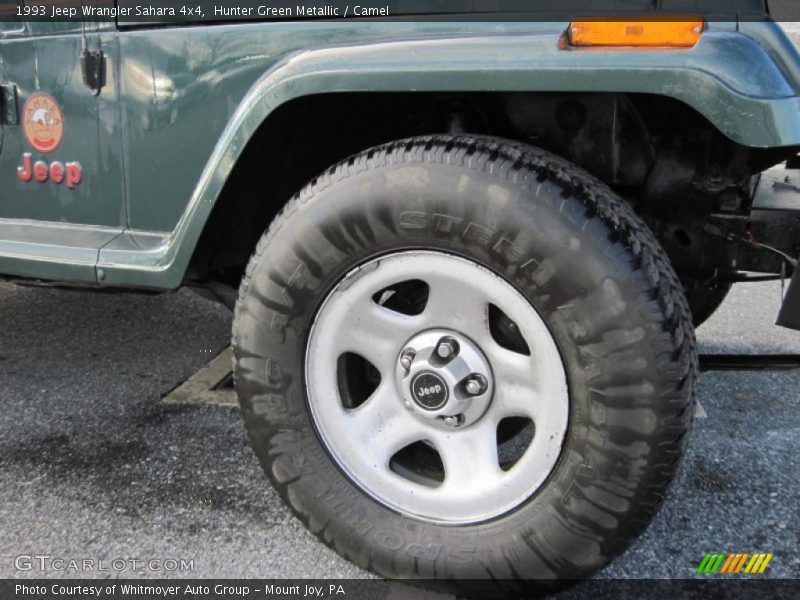 Hunter Green Metallic / Camel 1993 Jeep Wrangler Sahara 4x4