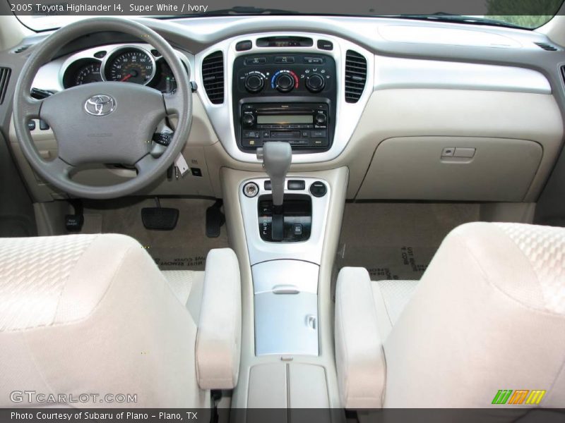 Super White / Ivory 2005 Toyota Highlander I4