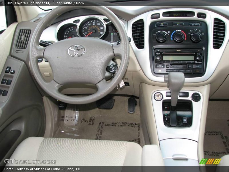 Super White / Ivory 2005 Toyota Highlander I4