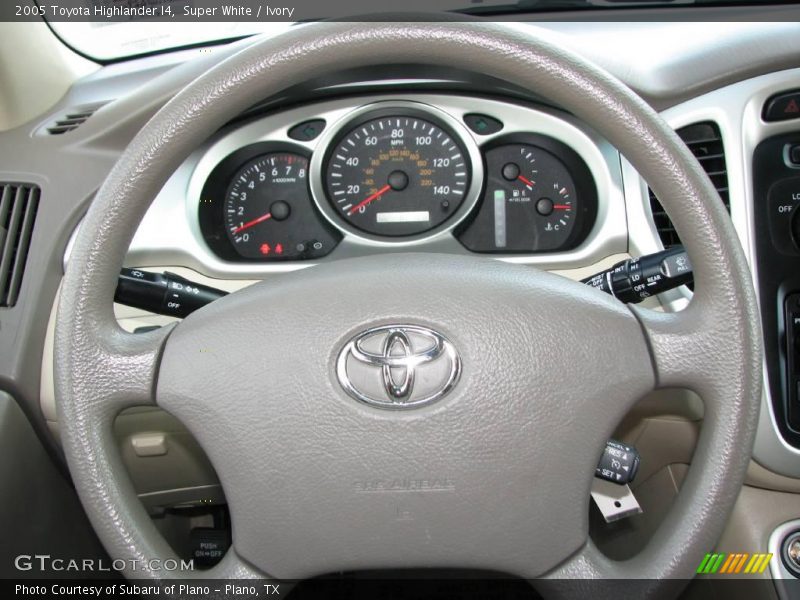 Super White / Ivory 2005 Toyota Highlander I4
