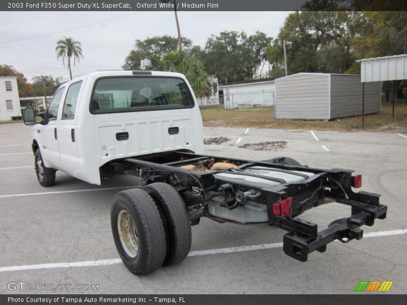 Oxford White / Medium Flint 2003 Ford F350 Super Duty XL SuperCab
