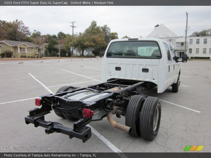 Oxford White / Medium Flint 2003 Ford F350 Super Duty XL SuperCab