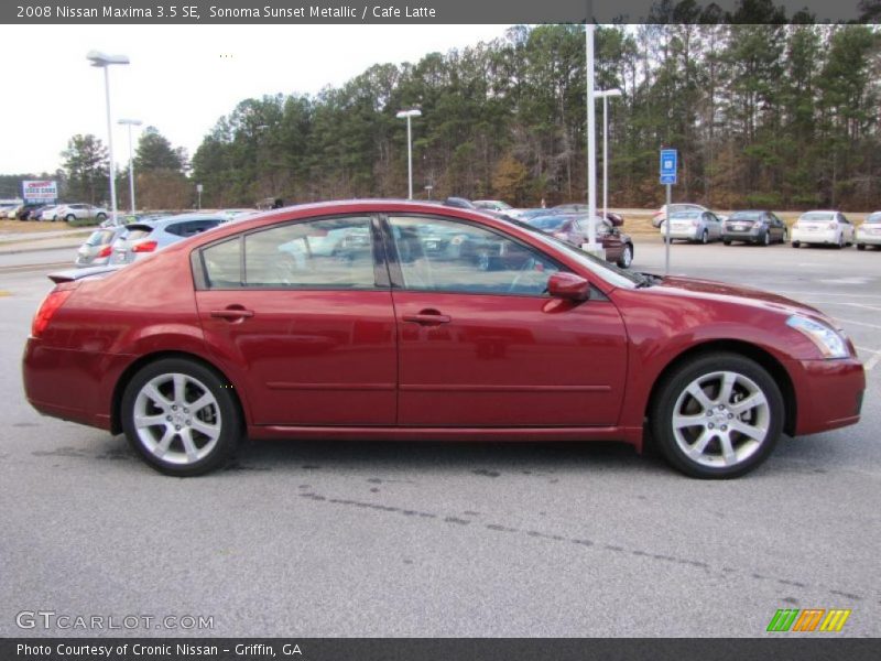 Sonoma Sunset Metallic / Cafe Latte 2008 Nissan Maxima 3.5 SE