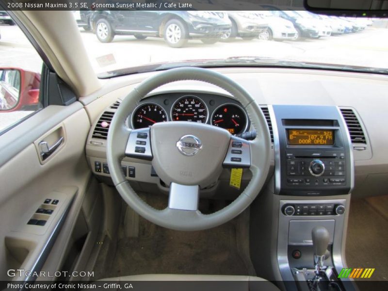 Sonoma Sunset Metallic / Cafe Latte 2008 Nissan Maxima 3.5 SE