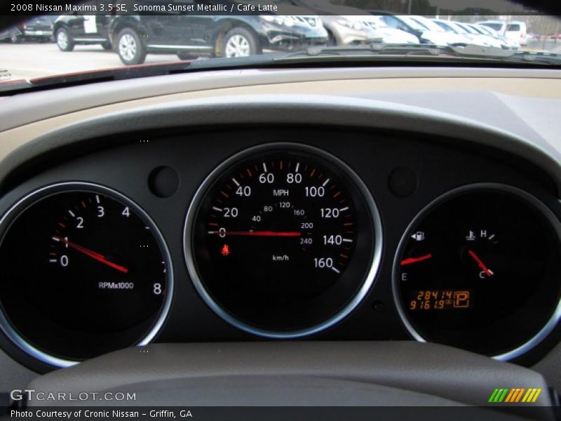 Sonoma Sunset Metallic / Cafe Latte 2008 Nissan Maxima 3.5 SE