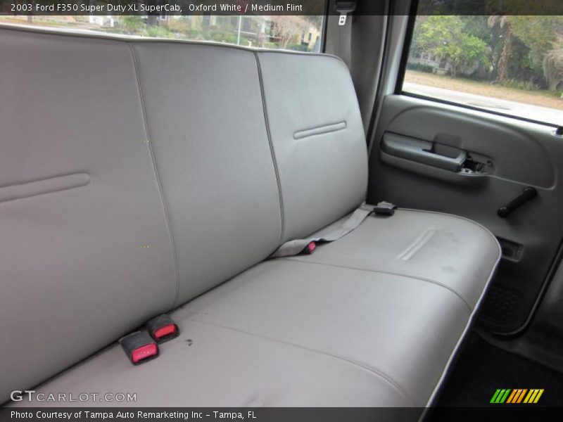 Oxford White / Medium Flint 2003 Ford F350 Super Duty XL SuperCab