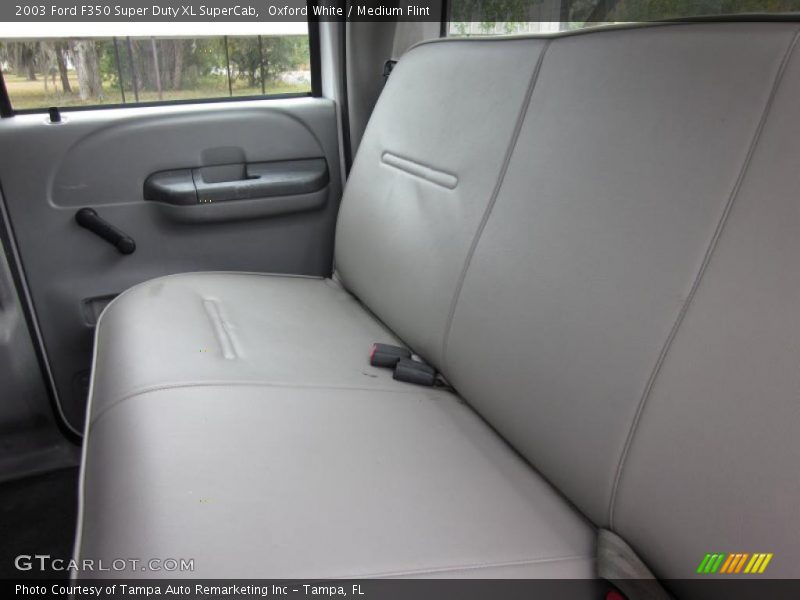 Oxford White / Medium Flint 2003 Ford F350 Super Duty XL SuperCab