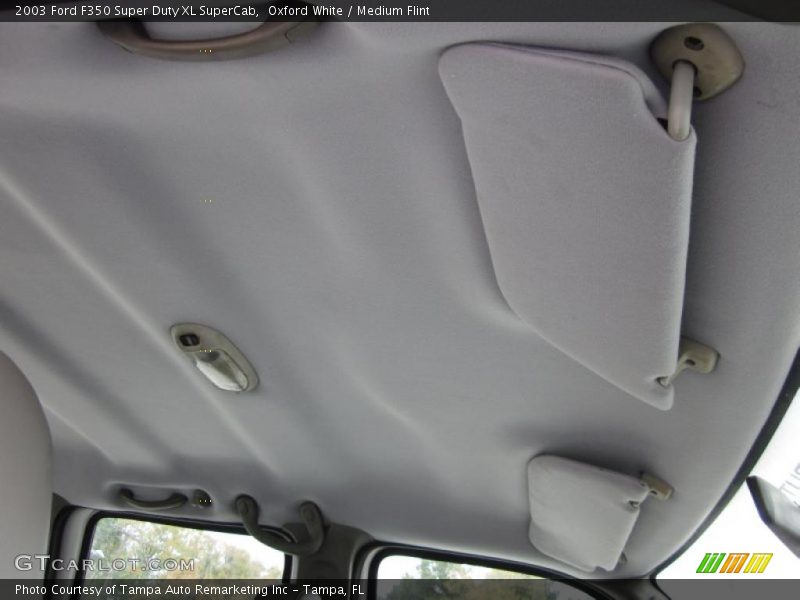 Oxford White / Medium Flint 2003 Ford F350 Super Duty XL SuperCab