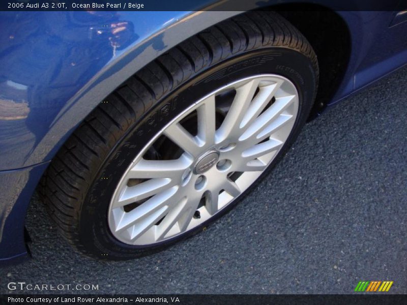 Ocean Blue Pearl / Beige 2006 Audi A3 2.0T